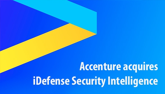 Accenture acquires iDefense Security Intelligence from VeriSig
