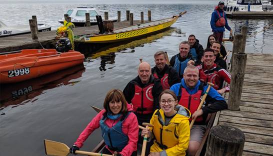RSM raises £3,000 for charity via dragon boat race