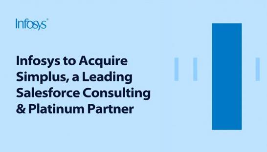 Infosys acquires Salesforce consulting partner Simplus