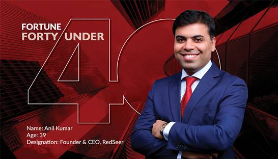 RedSeer founder Anil Kumar lauded in Fortune India’s 40 Under 40