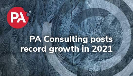 PA Consulting posts record growth of 24% in 2021