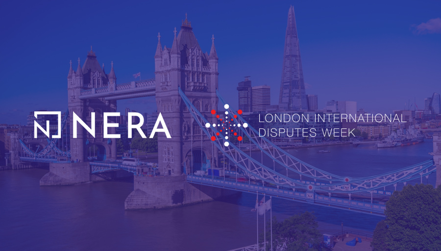 NERA experts to share insights at London International Disputes Week